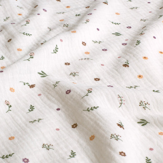 Muslin Blommor & Gren 'Creme'