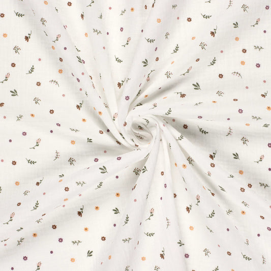Muslin Blommor & Gren 'Creme'