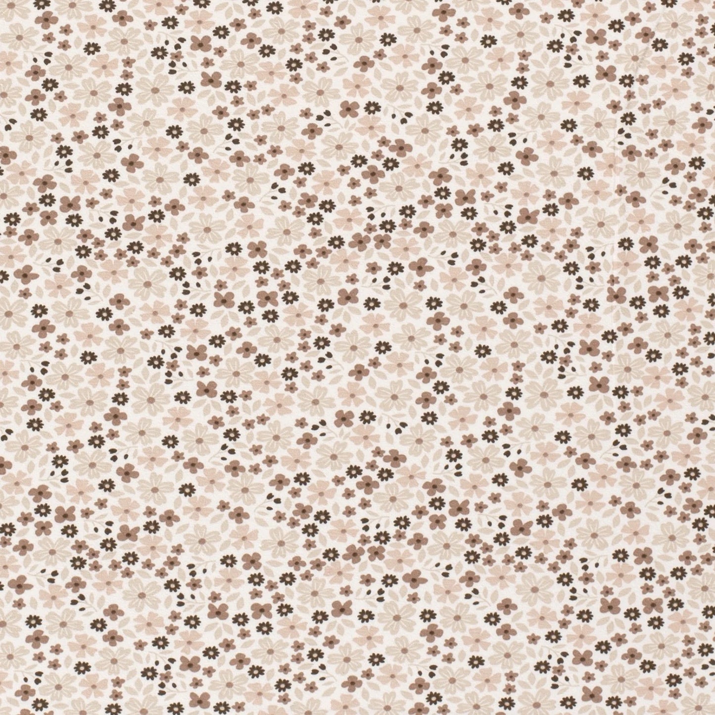 Jersey Nostalgic Flowers 'Creme'