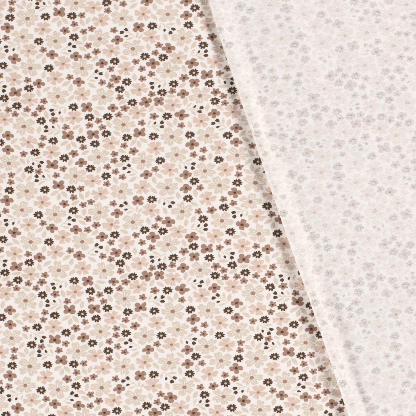 Jersey Nostalgic Flowers 'Creme'